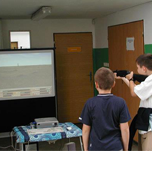 Projection laser shooting range - 